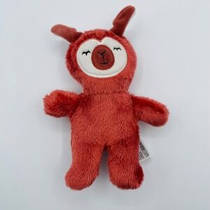 NWOT Slumberkins Llama Plush Toy Red Brown Soft‎ Stuffed Animal Kids Cuddly 6"